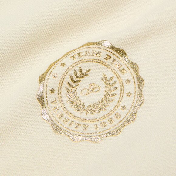 PINK Victoria's Secret Sparkly Ivy Fleece Oversized Sweatshirt - XLarge - NWT - Picture 3 of 5